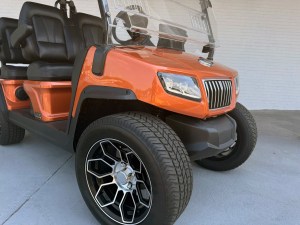 Evolution Ranger 4 Passenger Lithium Copper Golf Cart 04